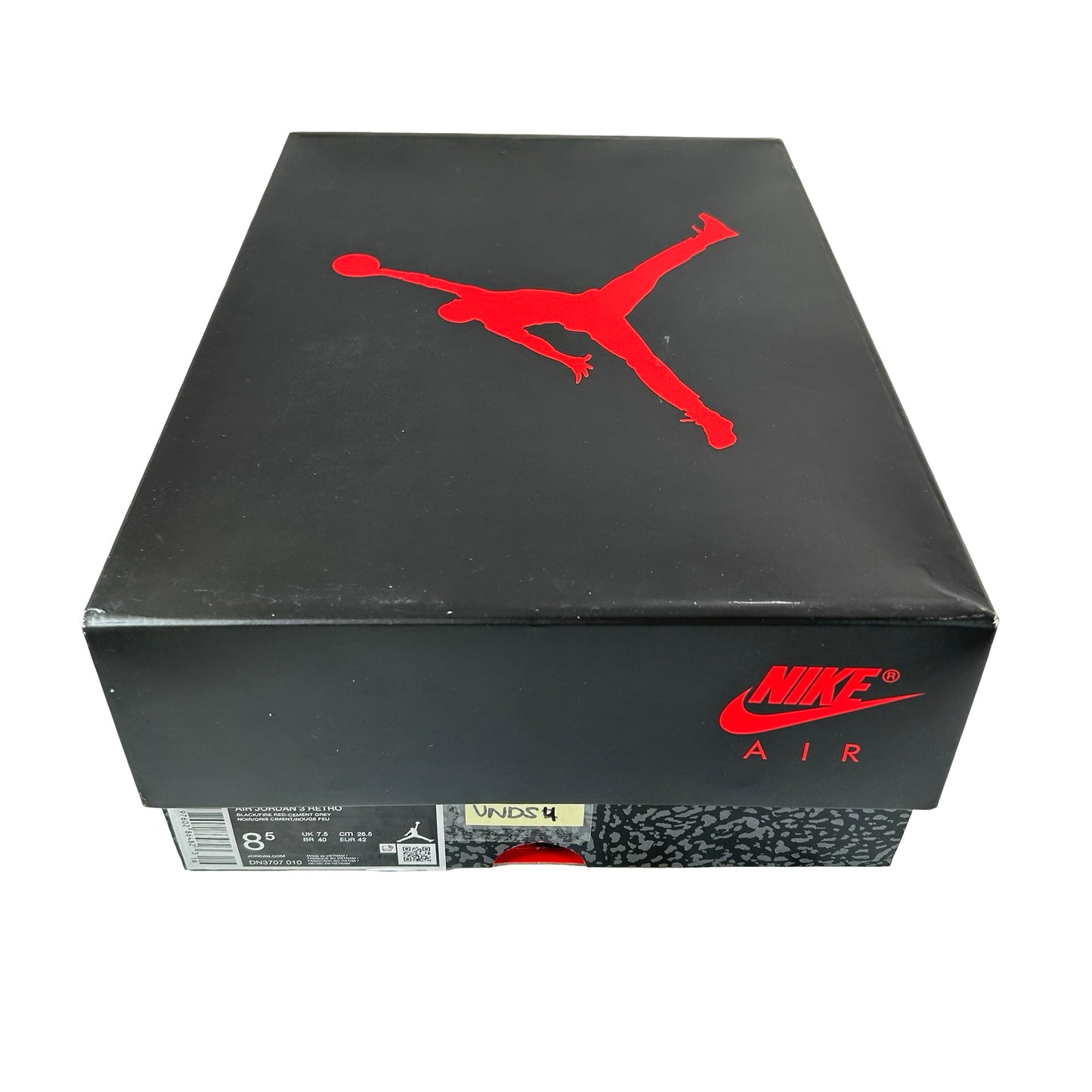 DN3707 010 Jordan 3 Retro Black Cement Reimagined (2024) [USED] - 8.5 (VNDS4)