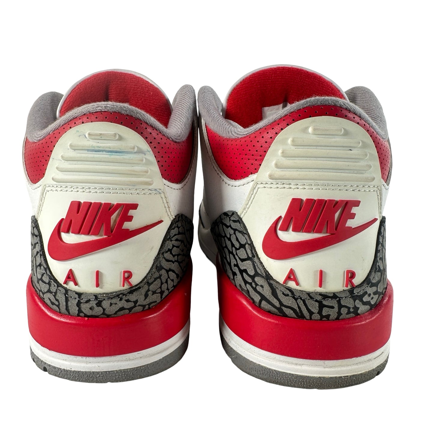 DN3707 160 Jordan 3 Retro Fire Red (2022) [USED] - 8 M (Used2) (No Box2)