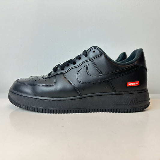 CU9225 001 Air Force 1 Low Supreme Black [USED] - 10 M (Used)