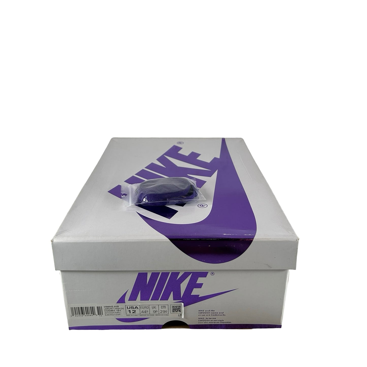 CD0461 151 Wmns Jordan 1 Retro High Court Purple [USED] - 12 W (Used)