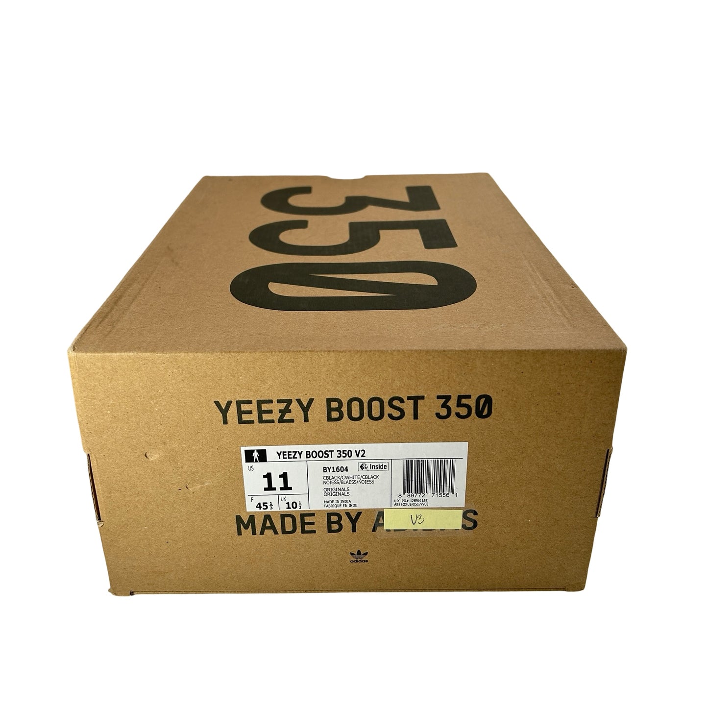 BY1604 adidas Yeezy Boost 350 V2 Core Black White [USED] - 11 M (Used3)