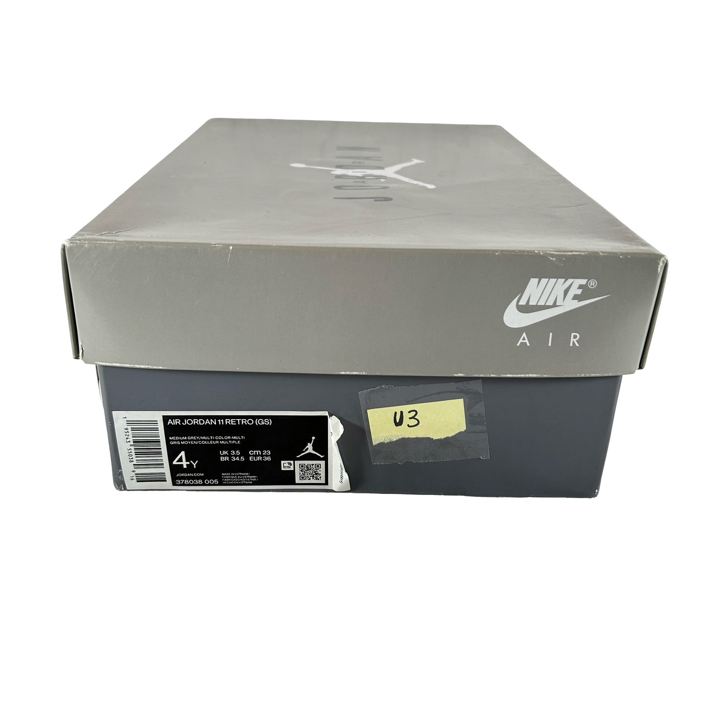 378038 005 Jordan 11 Cool Grey (2021) GS [USED] - 4 Y (Used3)