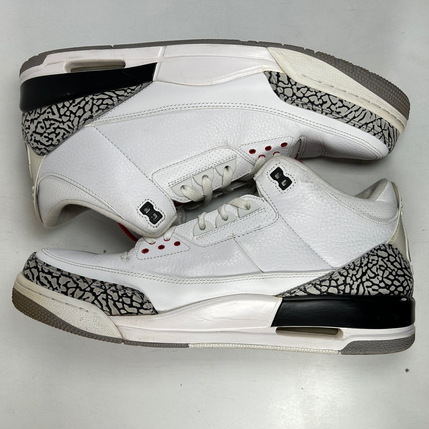 580775 160 Jordan 3 Retro White Cement '88 Dunk Contest (2013) - 14 M (Used) (No Box)