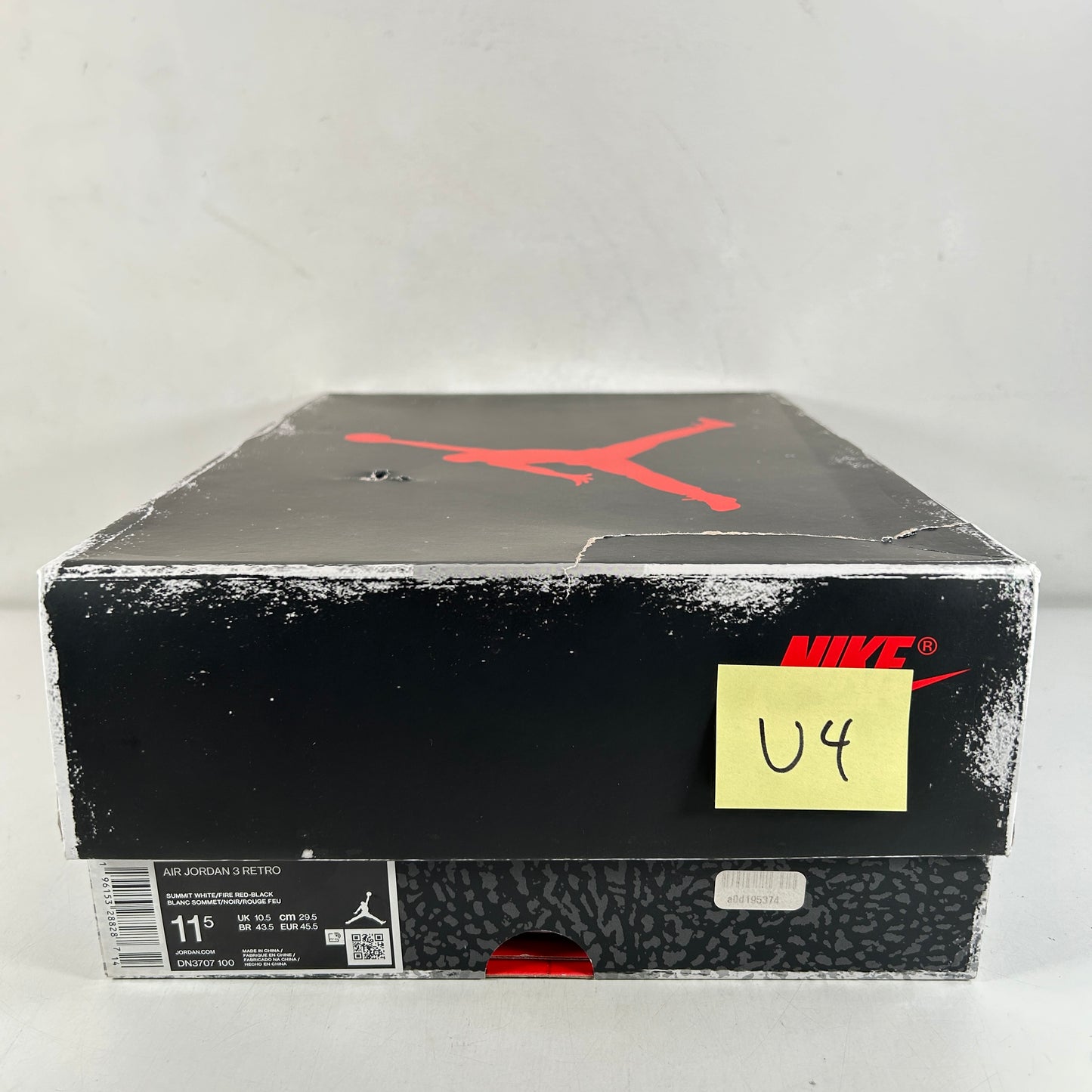 DN3707 100 Jordan 3 Retro White Cement Reimagined [USED] - 11.5 M (Used4)