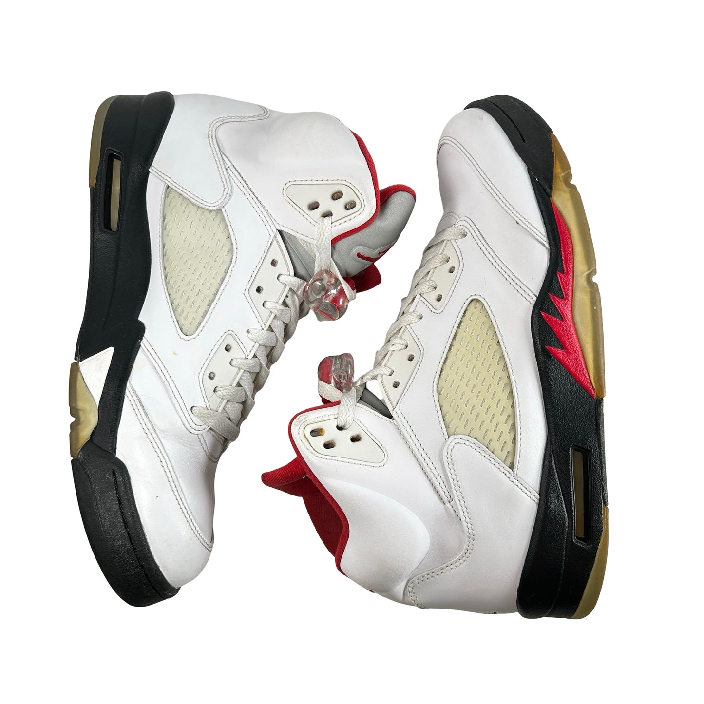 136027 100 Jordan 5 Retro Fire Red (2013) [USED] - 10 (Used)