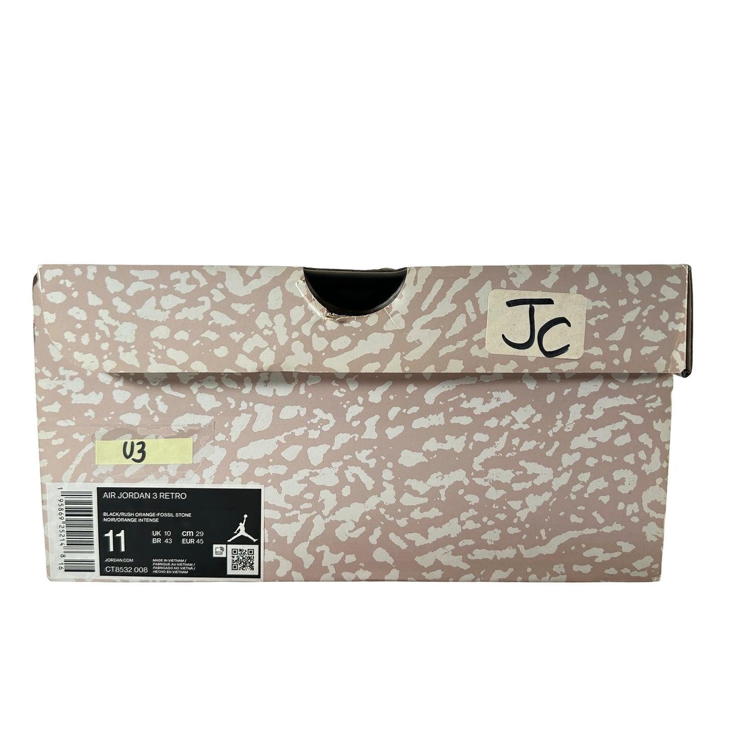 CT8532 008 Jordan 3 Retro Desert Elephant [USED] - 11 M (Used3)