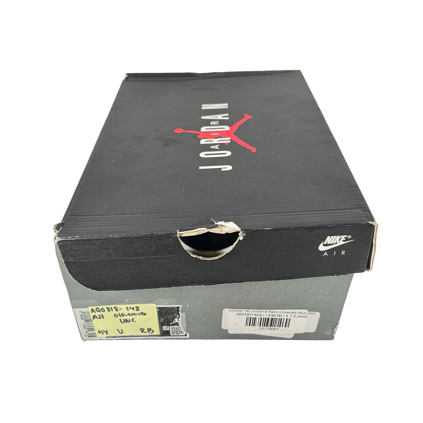 AQ0818 148 Jordan 1 Retro High Off-White UNC [USED] - 5 Y (Used) (Replace Box)