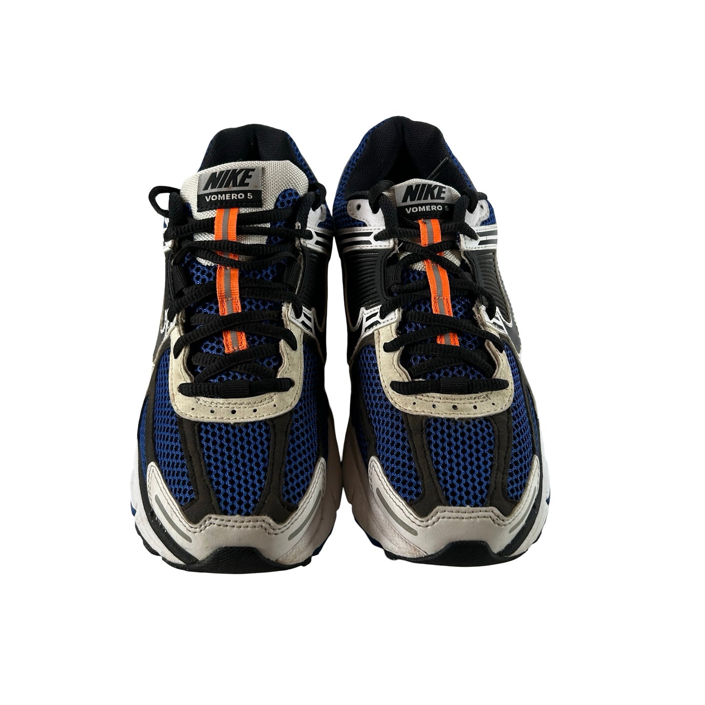 CI1694 100 Nike Zoom Vomero 5 White Racer Blue Black [USED] - 7.5 M (Used)