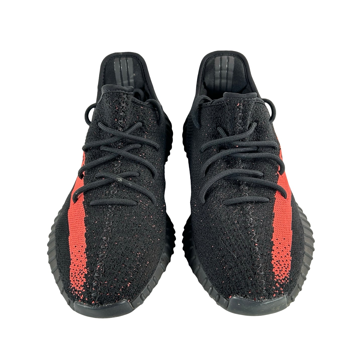 BY9612 Yeezy Boost 350 V2 Core Black Red [USED] - 10.5 M (Used)