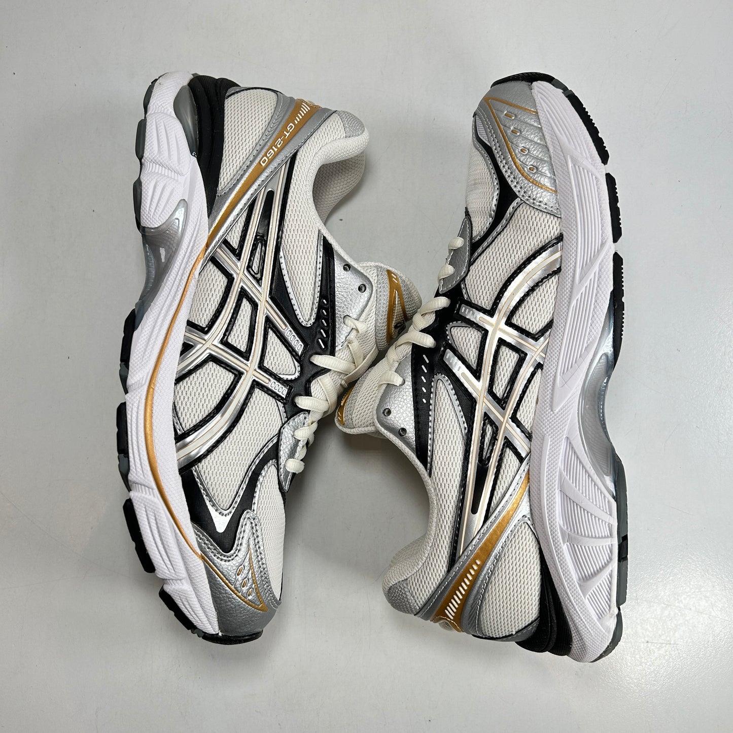1203A320 100 ASICS GT-2160 Cream Pure Silver Gold [USED] - 7.5 M (Used)