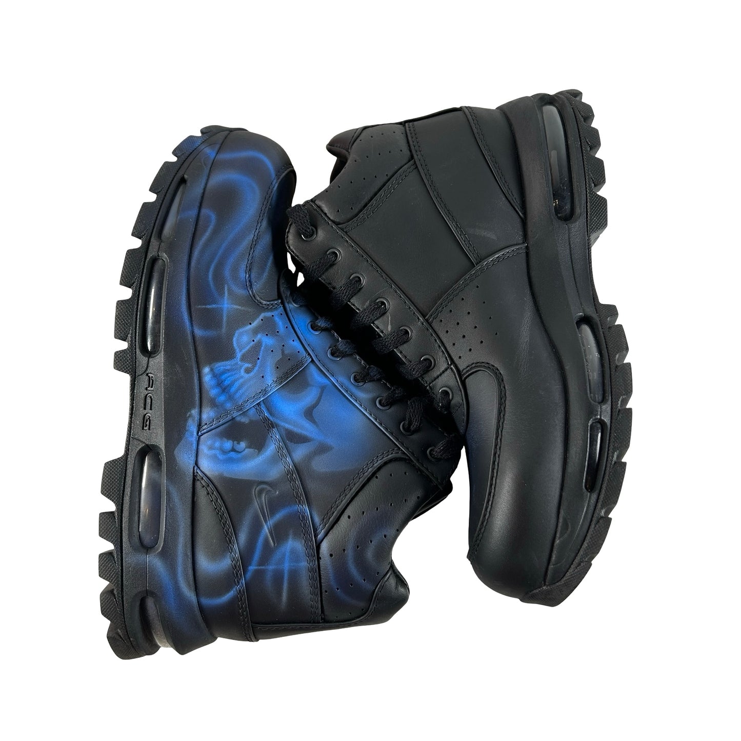 865031 009 Nike Air Max Goadome Black x STFU OG Blue [USED] - 8 M (Used)