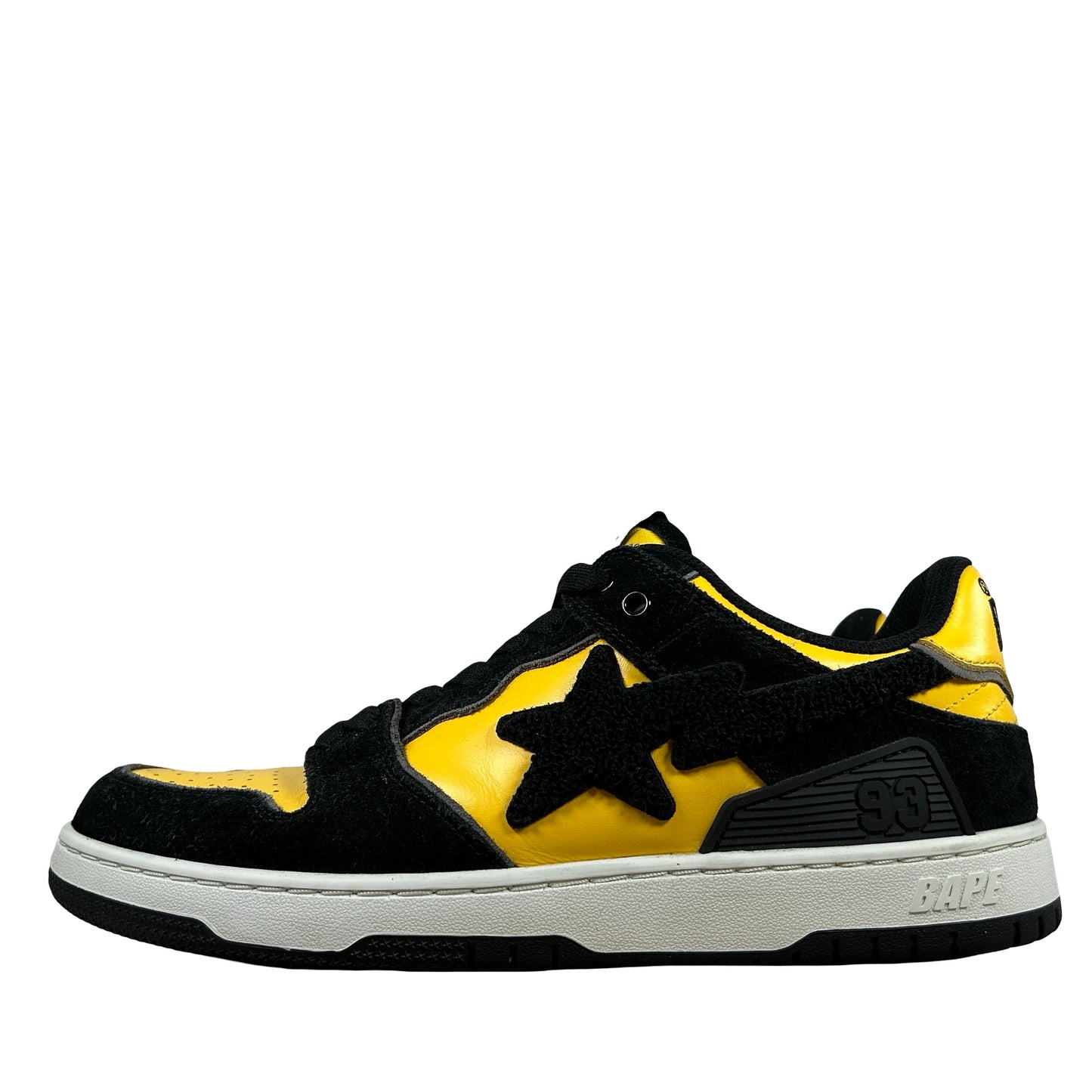 1K30191309 YLW A Bathing Ape Sk8 Sta #2 M2 Yellow [USED] - 11 M (Used) (No Box)