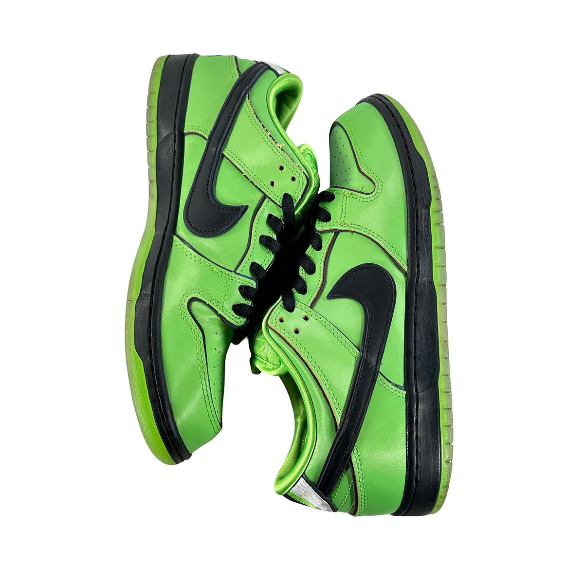 FZ8319 300 Nike SB Dunk Low The Powerpuff Girls Buttercup [USED] - 9.5 M (Used) (Replace Box)