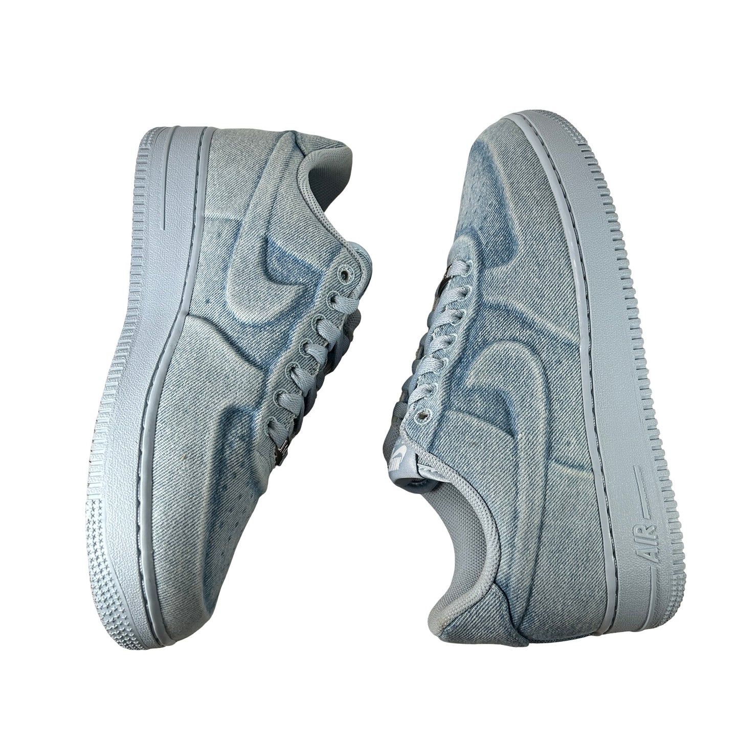 IQ9773 400 Nike Air Force 1 Low Ja Morant Denim Light Armory Blue [USED] - 8.5 M (Used)