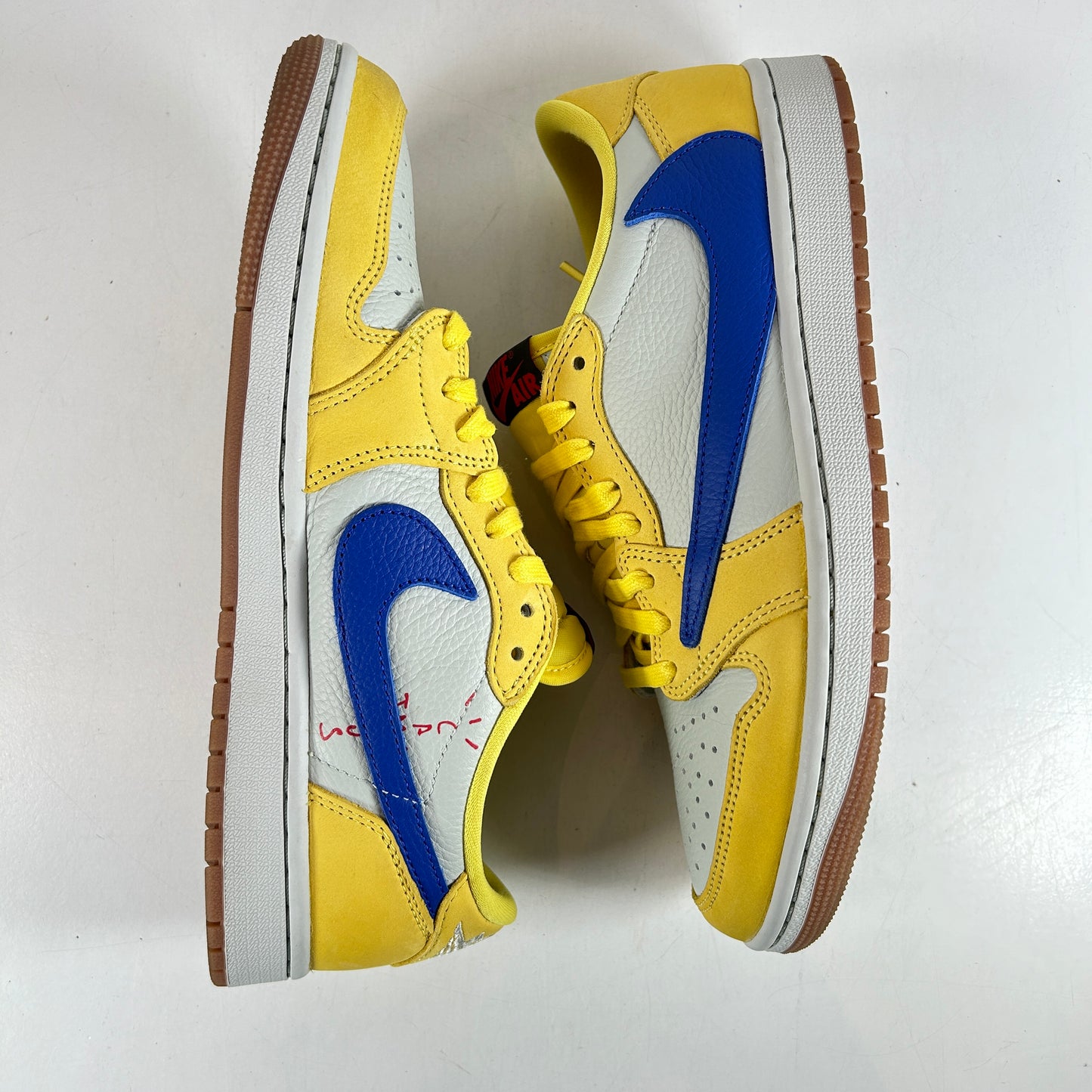 DZ4137 700 Jordan 1 Retro Low OG SP Travis Scott Canary (Women's) [USED] - 9 W (VNDS)