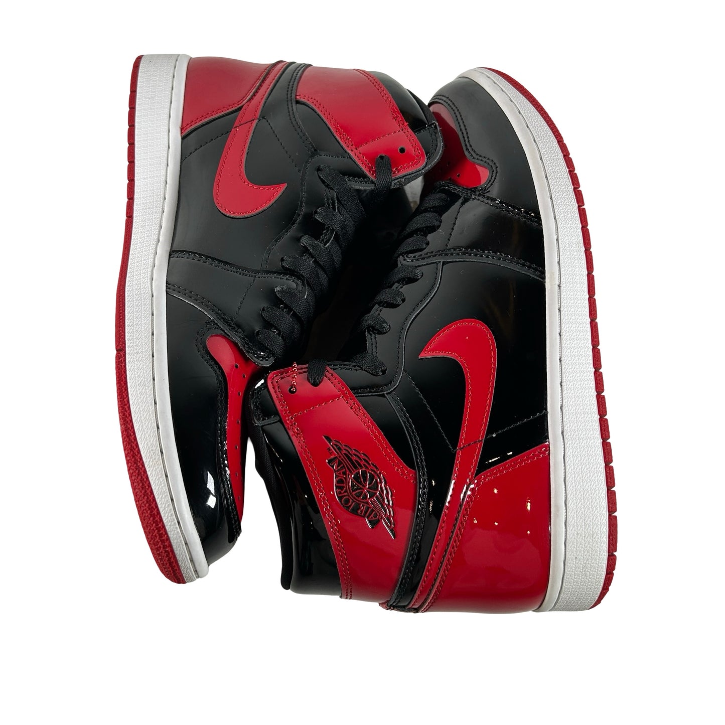 555088 063 Jordan 1 Retro High OG Patent Bred [USED] - 11 M (Used8)