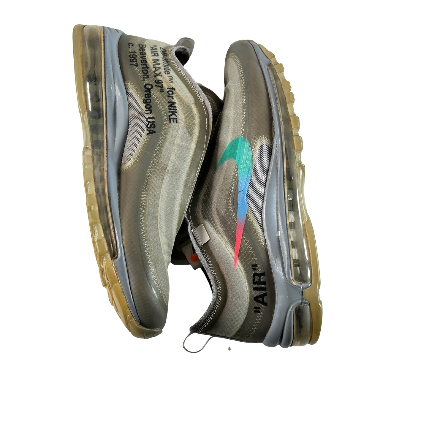 AJ4585 101 Nike Air Max 97 Off-White Menta [USED] - 9.5 M (Used) (Replace Box)