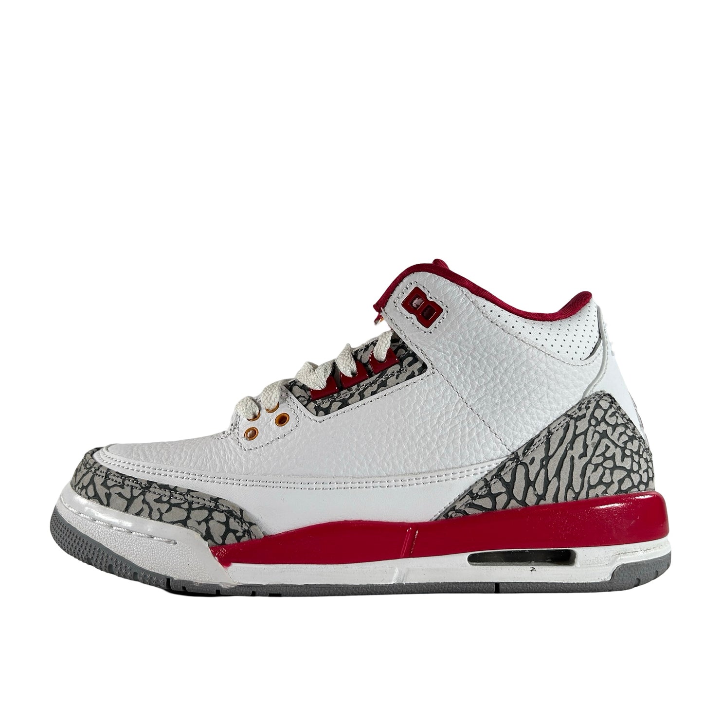 398614 126 Jordan 3 Retro Cardinal (GS) [USED] - 6.5 Y (Used)