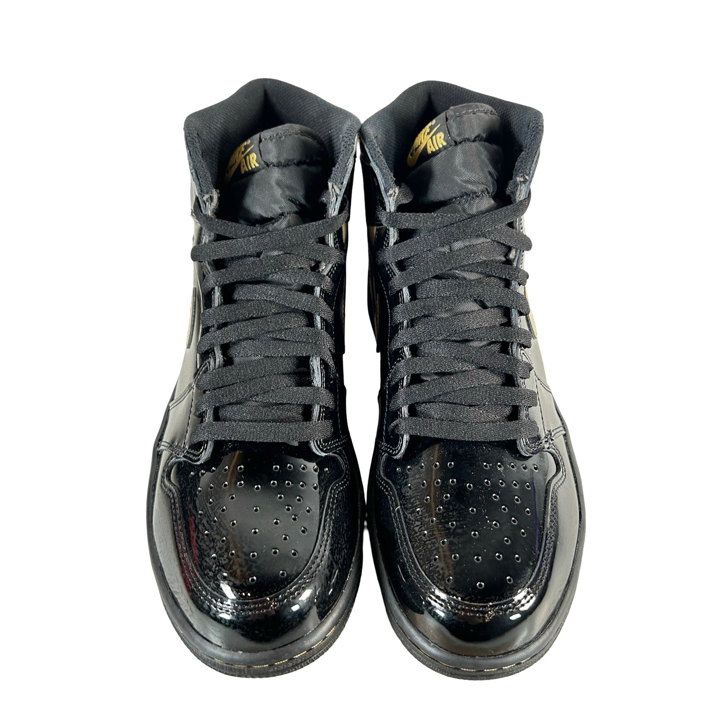 555088 032 Jordan 1 Black/Gold [USED] - 10 M (Used4)