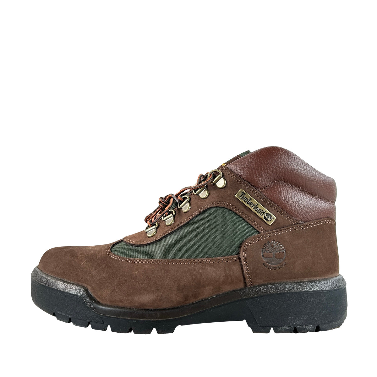 TB0A18A6 D47 Timberland Field Boot Mid Lace Up Waterproof Chocolate [USED] - 8 M (Used)