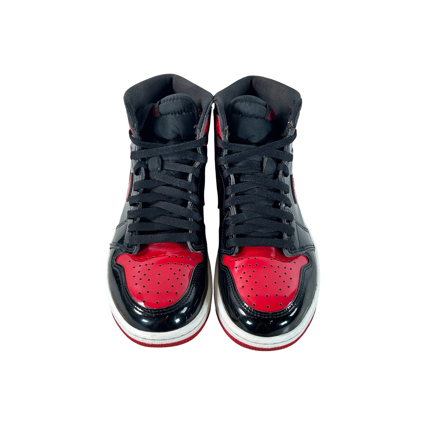 555088 063 Jordan 1 Retro High OG Patent Bred [USED] - 8 M (Used4)