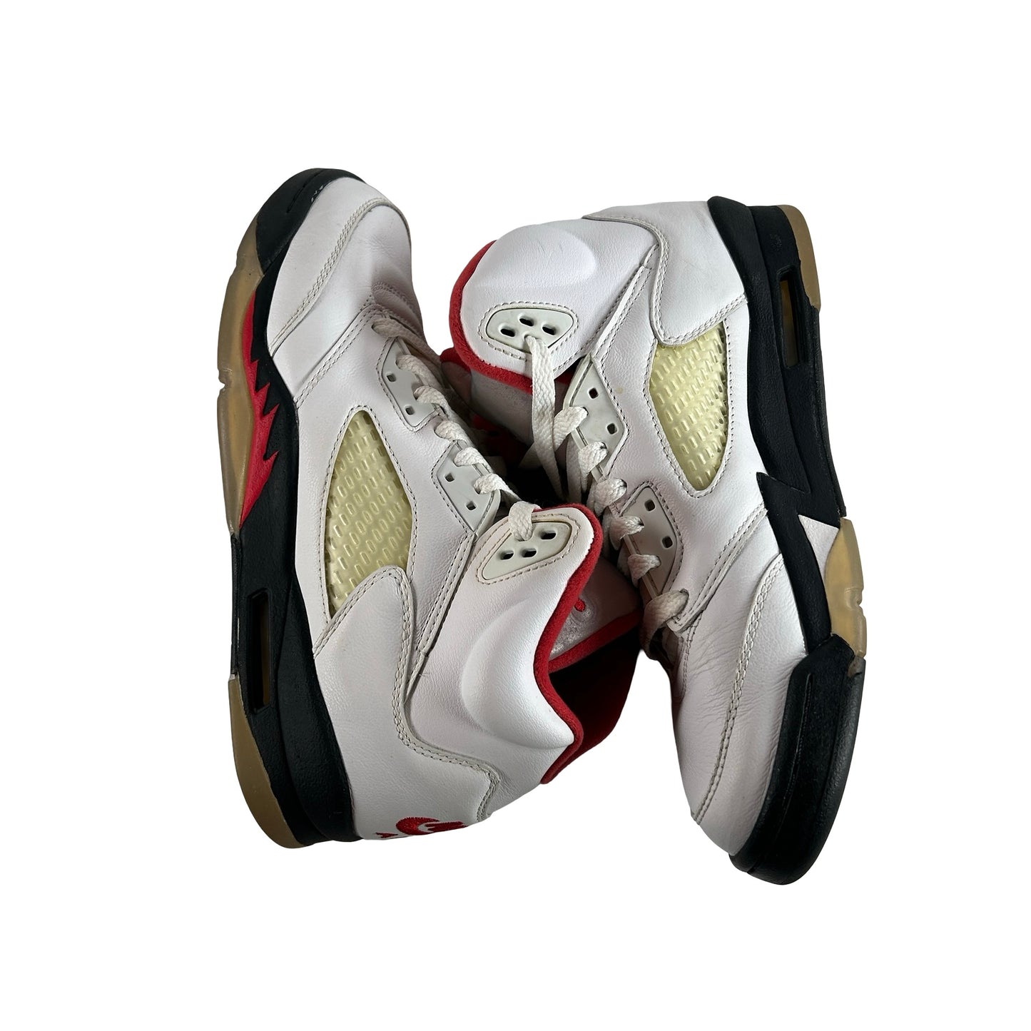 440888 102 Jordan 5 Retro Fire Rojo Plata Lengua (2020) (GS)