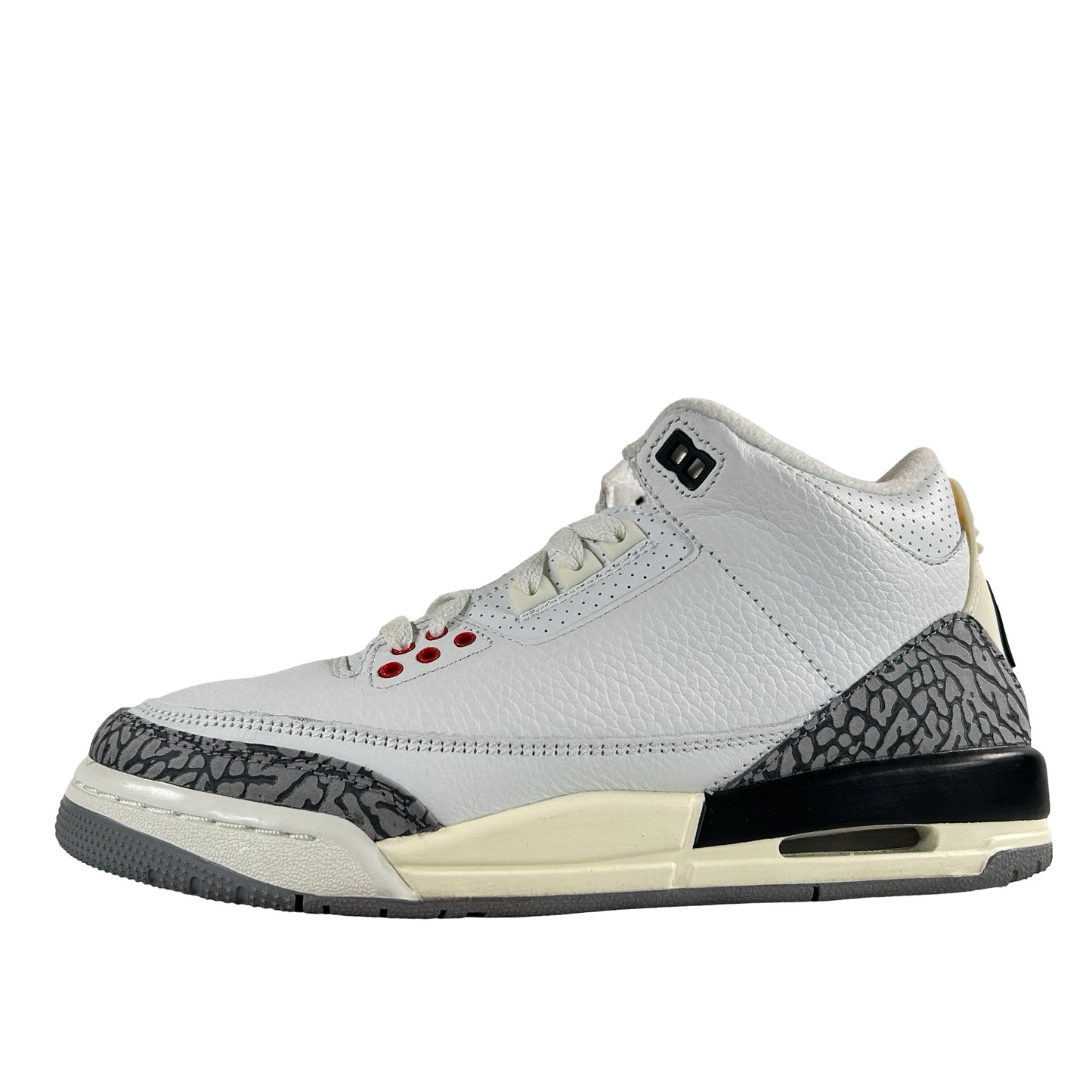 DM0967 100 Jordan 3 Retro White Cement Reimagined (GS) [USED] - 7 Y (Used8)