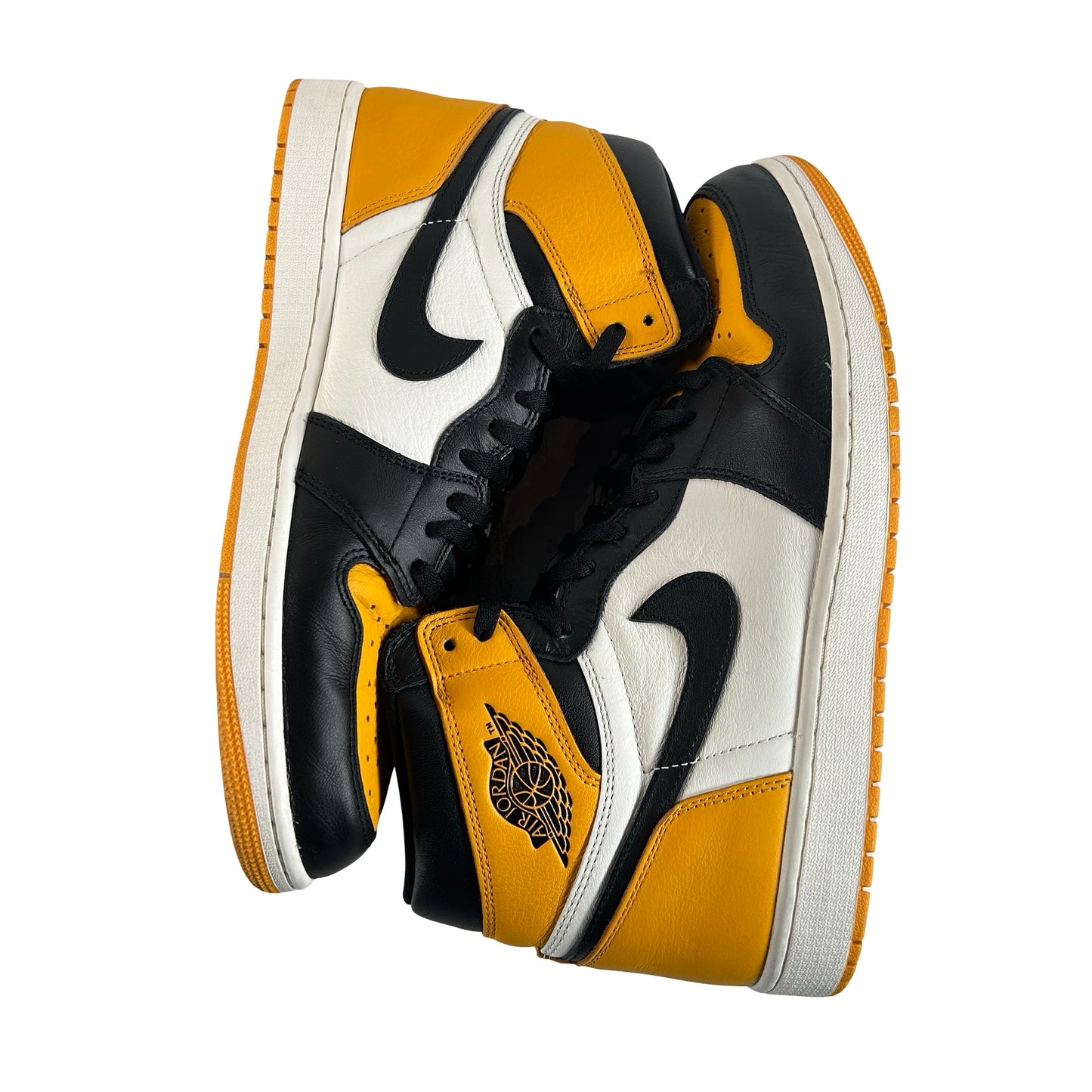 555088 711 Jordan 1 Retro High OG Yellow Toe [USED] - 14 M (Used)