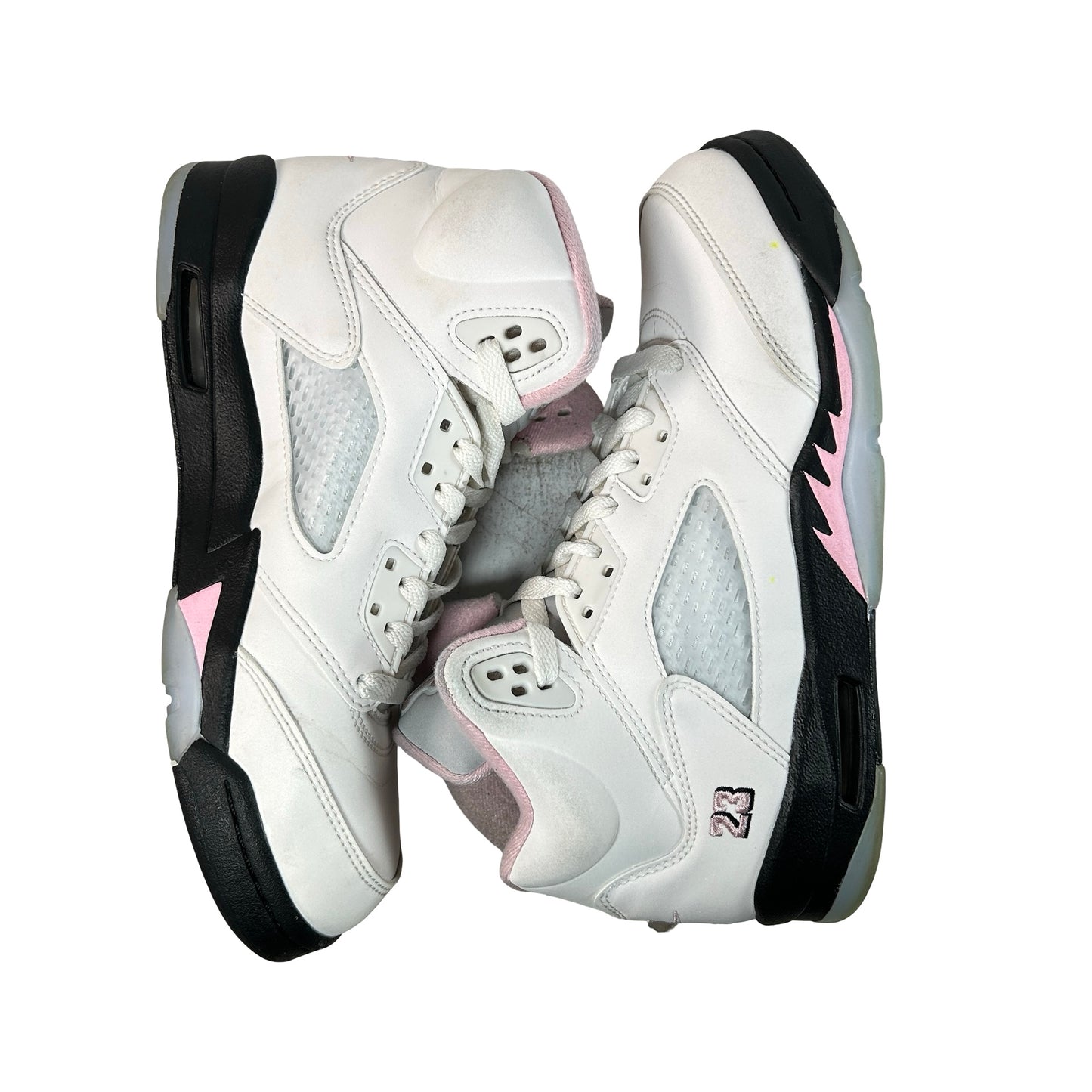 HQ7980 102 Jordan 5 Retro Medium Soft Pink (GS)  [USED] - 7 Y (Used)