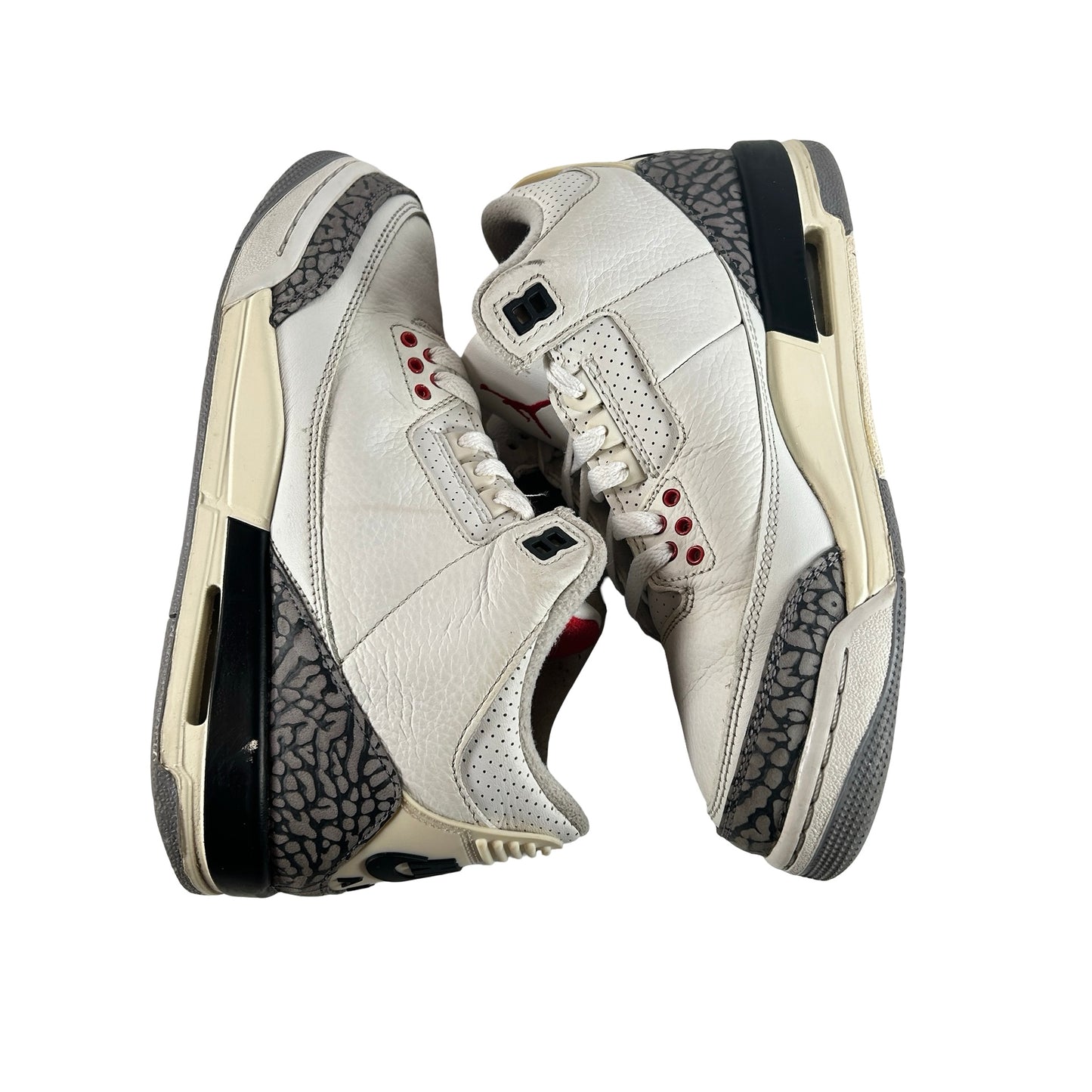 DM0967 100 Jordan 3 Retro White Cement Reimagined (GS) [USED]  - 7 Y (Used2) (No Box2)