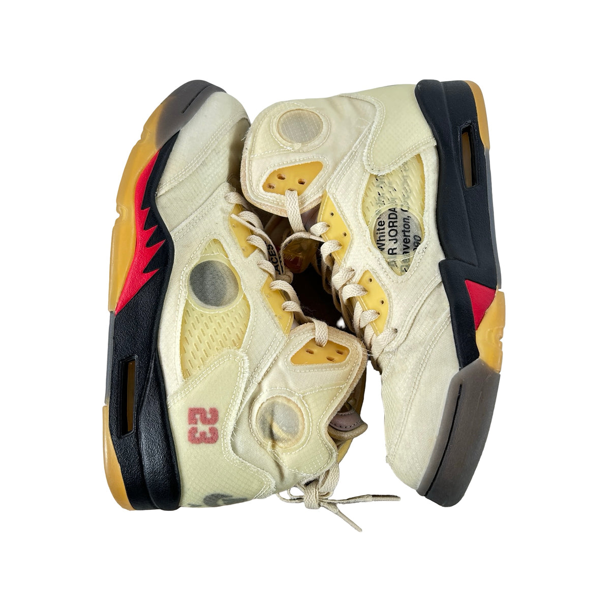 DH8565 100 Jordan 5 Off-White Sail [USED] - 9.5 M (Used7)