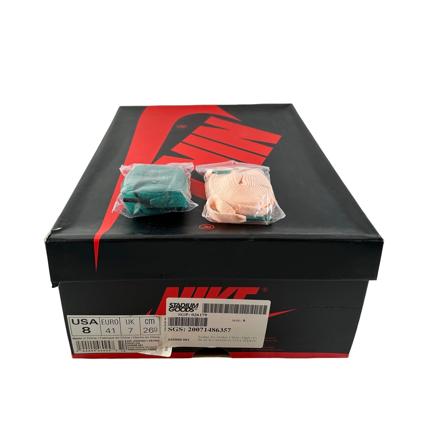 555088 081 Jordan 1 Crimson Tint [USED] - 8 (Used)