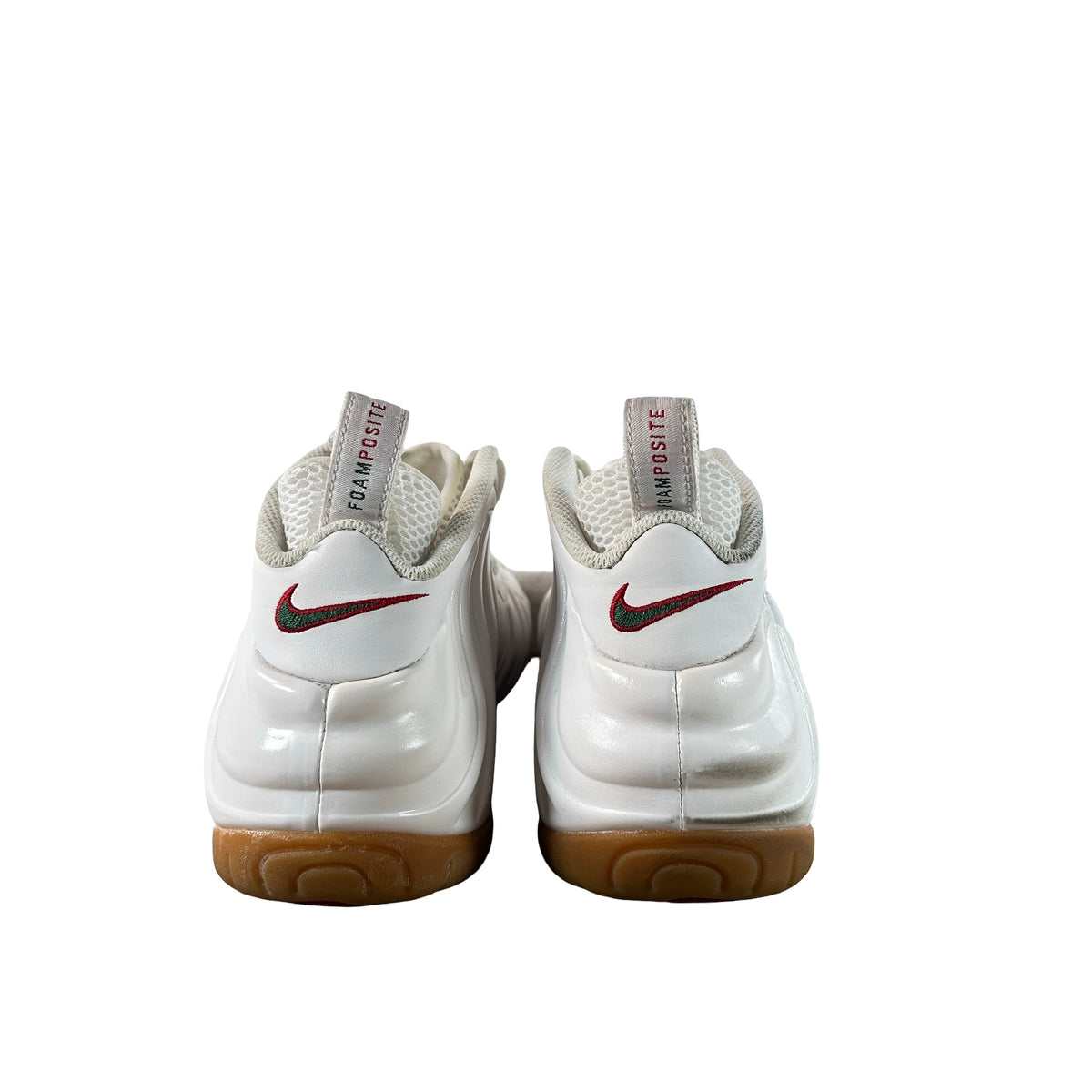 624041 102 Nike Air Foamposite Pro White Gucci [USED] - 11 M (Used)