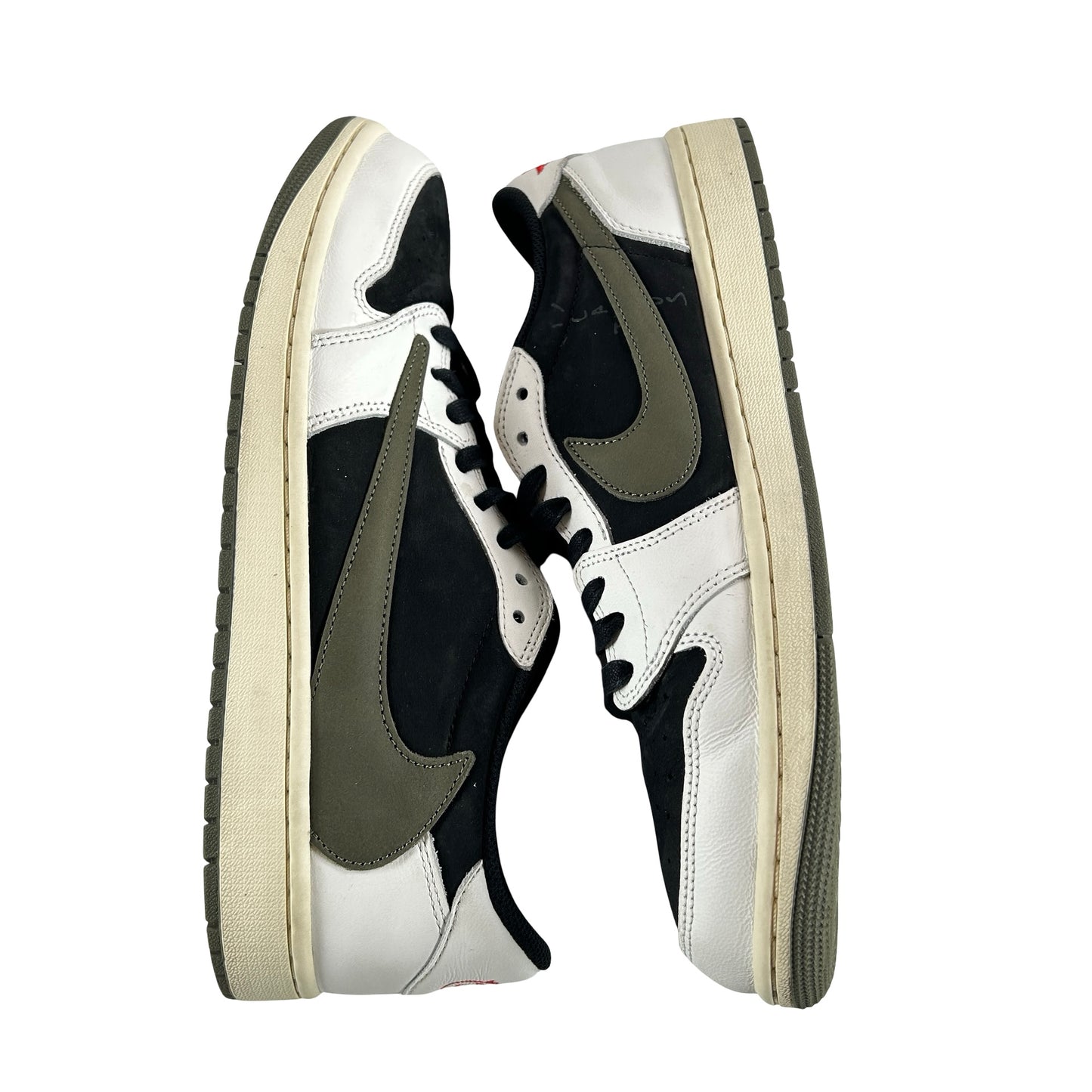 DZ4137 106 Jordan 1 Retro Low OG SP Travis Scott Olive (W) [USED] - 12.5 W (Used2)