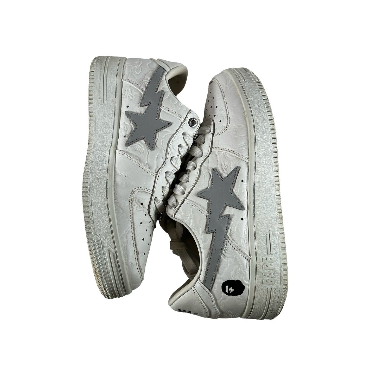 A Bathing Ape Bape Sta Low #3 Line Camo White [USED] - 7 M (Used) (No Box)