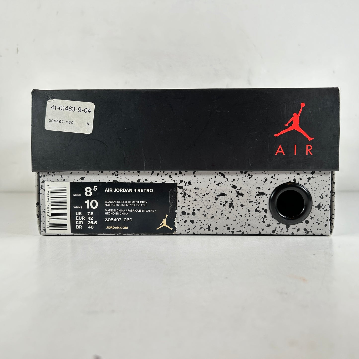 308497 060 Jordan 4 Bred (2019) [USED] - 8.5 M (Used)