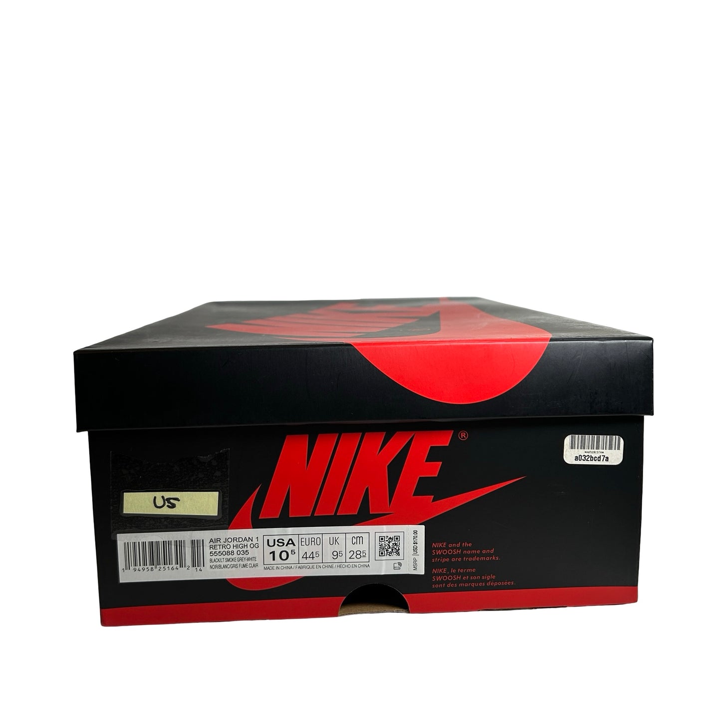 555088 035 Jordan 1 Shadow 2.0 [USED] - 10.5 M (Used5)