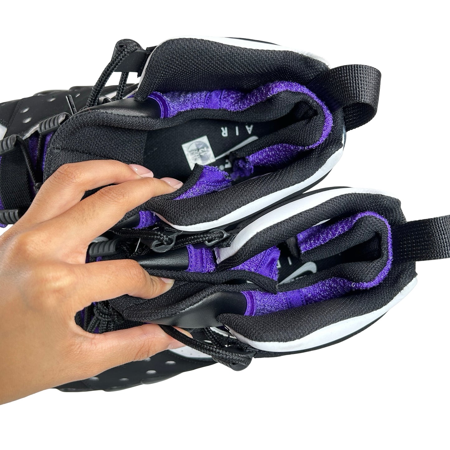 FQ8233 001 Nike Air Max 2 CB '94 OG Black White Purple (2023) [USED] - 12 M (Used) (Cut Inside)