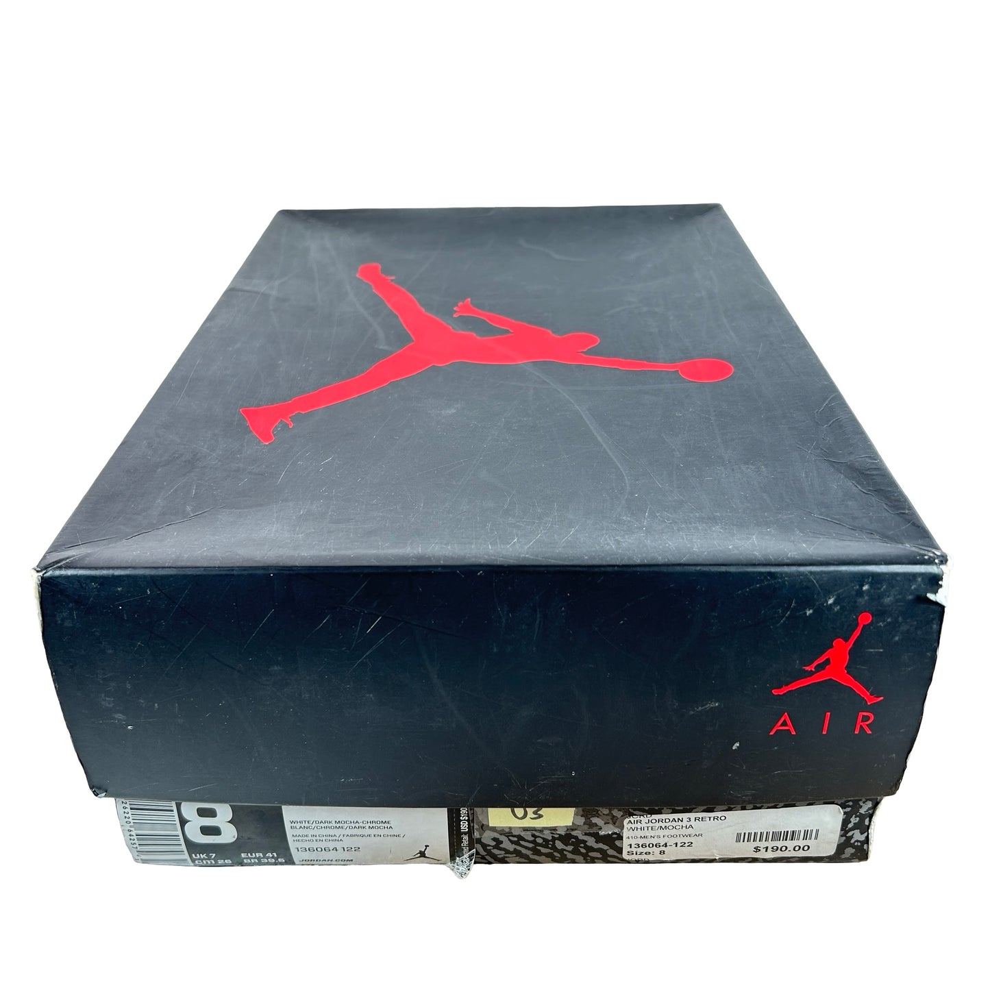 136064 122 Jordan 3 Mocha [USED] - 8 M (Used3)