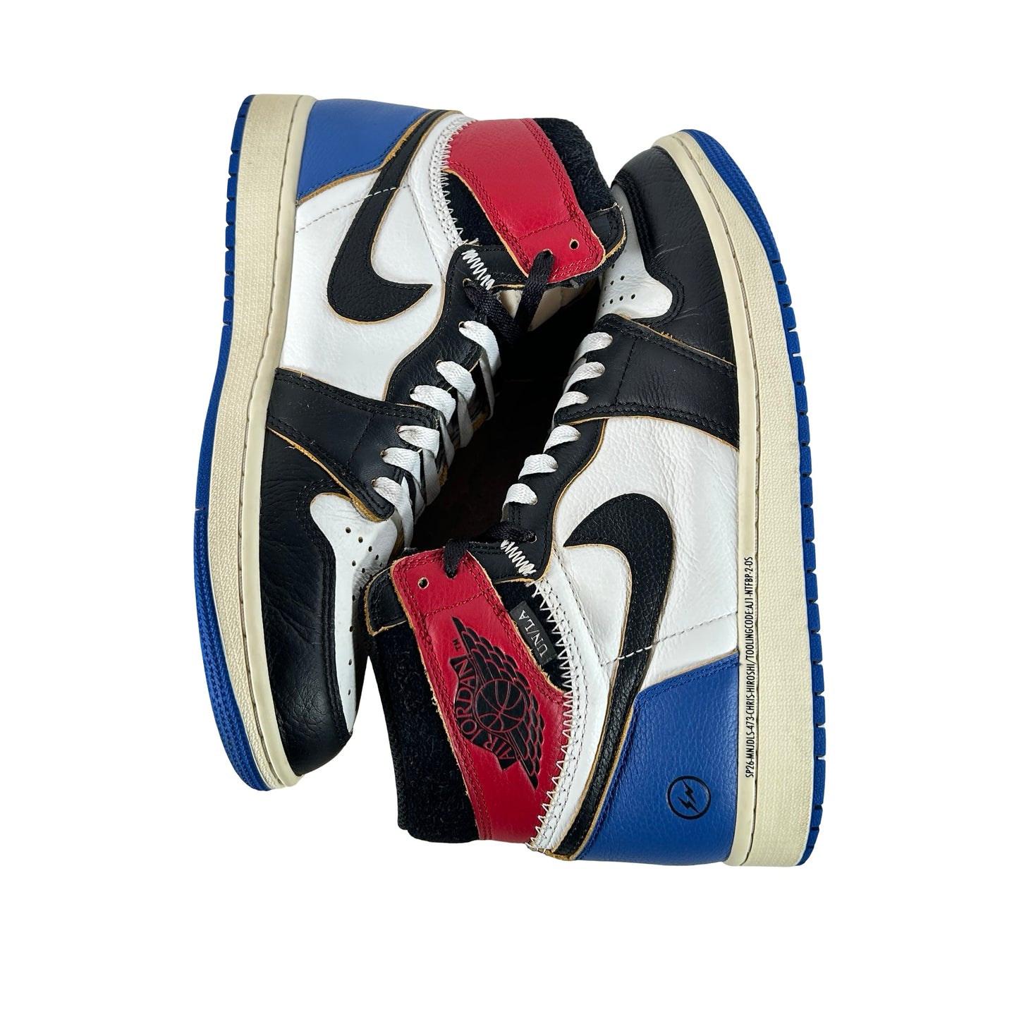 IO7847 002 Jordan 1 Retro High OG SP Fragment x Union LA Varsity Red Sport Royal [USED] - 9.5 M (Used5)