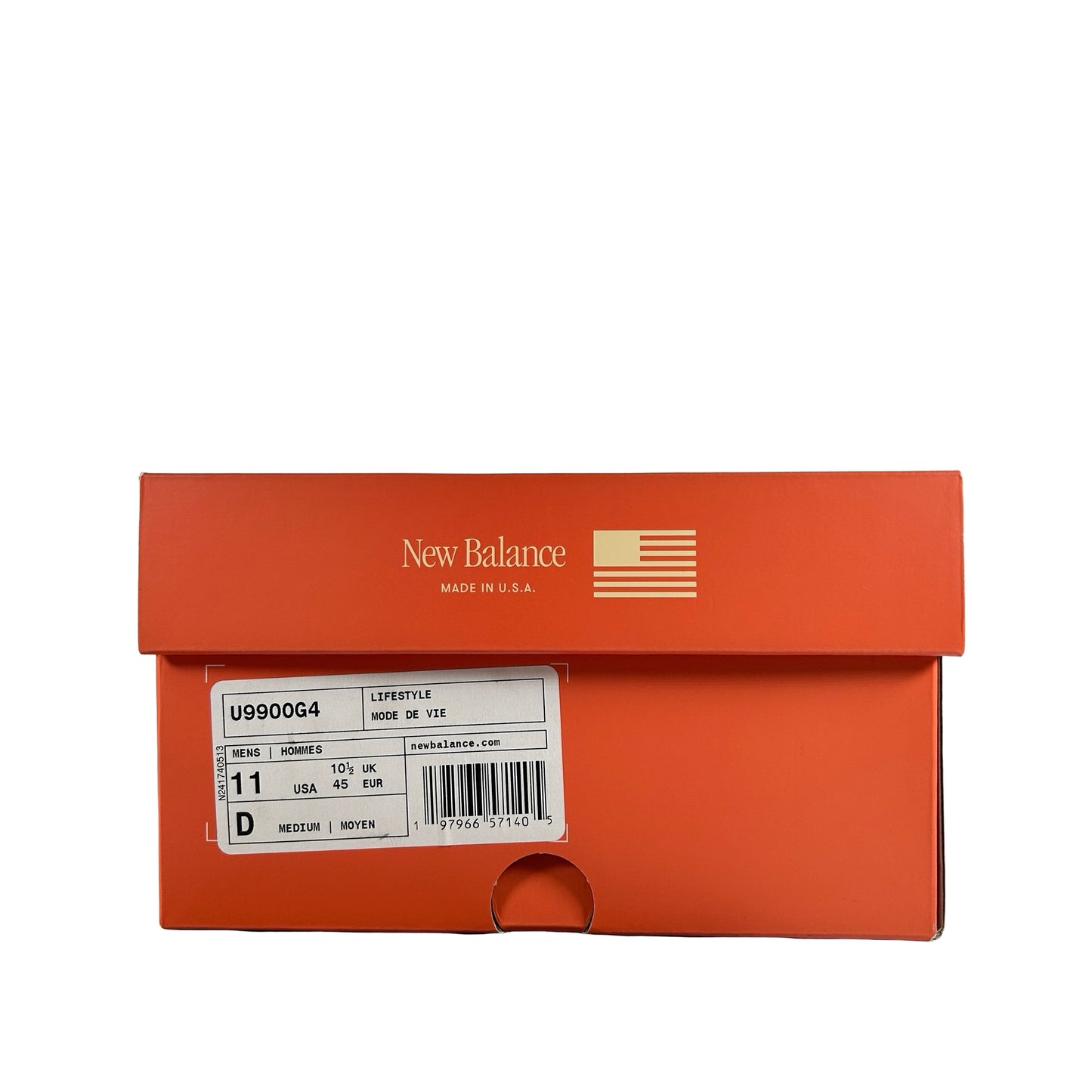 U990OG4 New Balance 990v4 MiUSA Aime Leon Dore Red Clay [USED] - 11 M (Used)