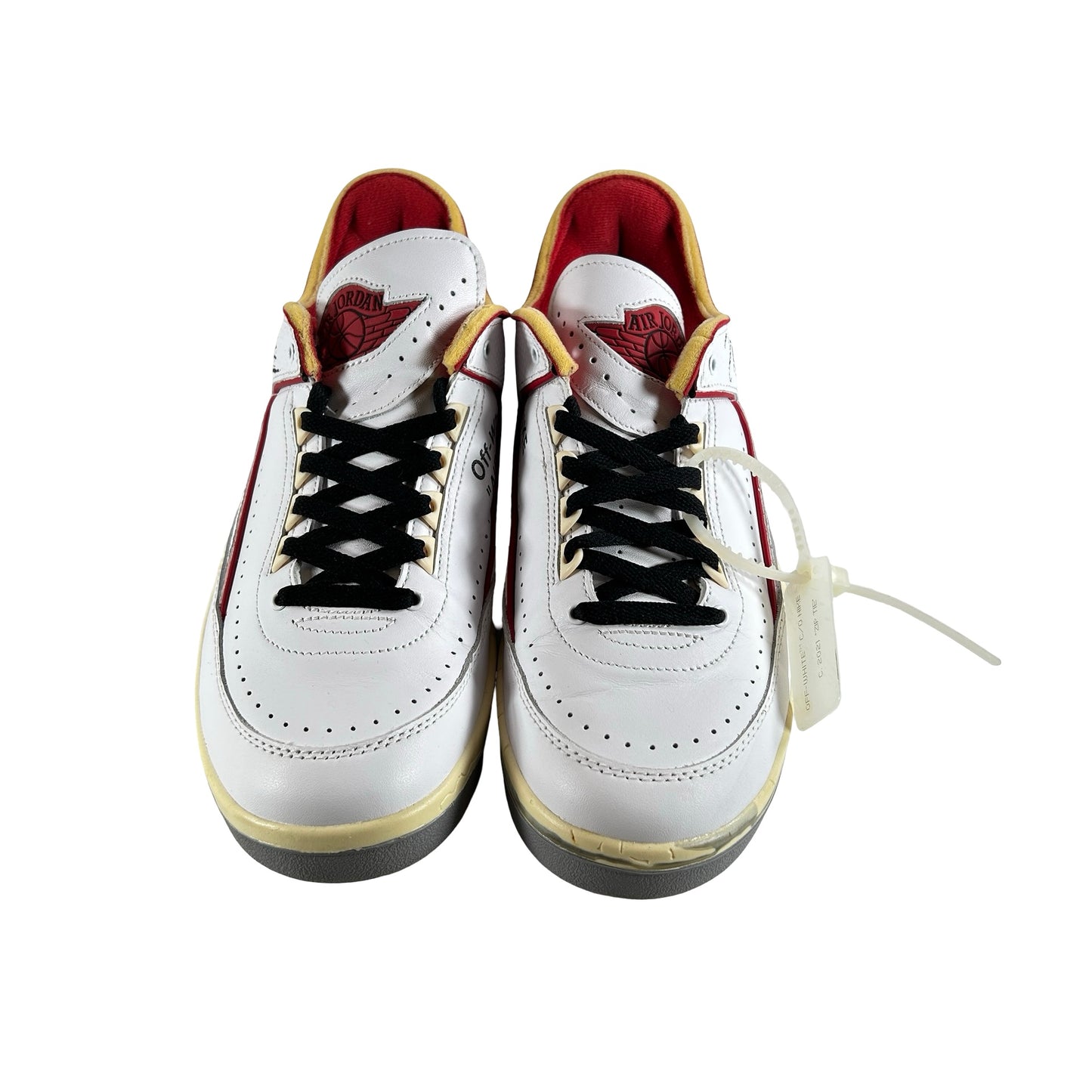 DJ4375 106 Jordan 2 Retro Low SP Off-White White Red [USED] - 10.5 M (Used4)