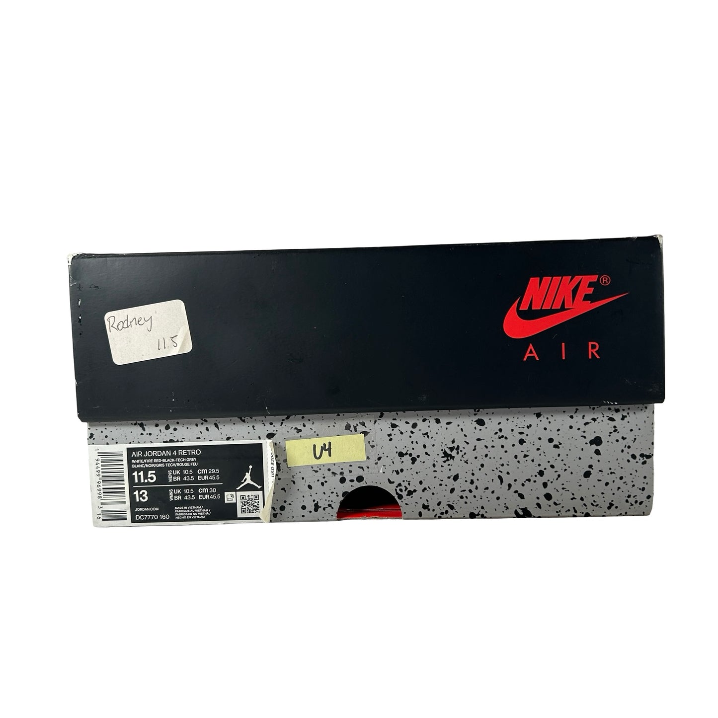 DC7770 160 Jordan 4 Retro Fire Red (2020) [USED] - 11.5 M (Used4)