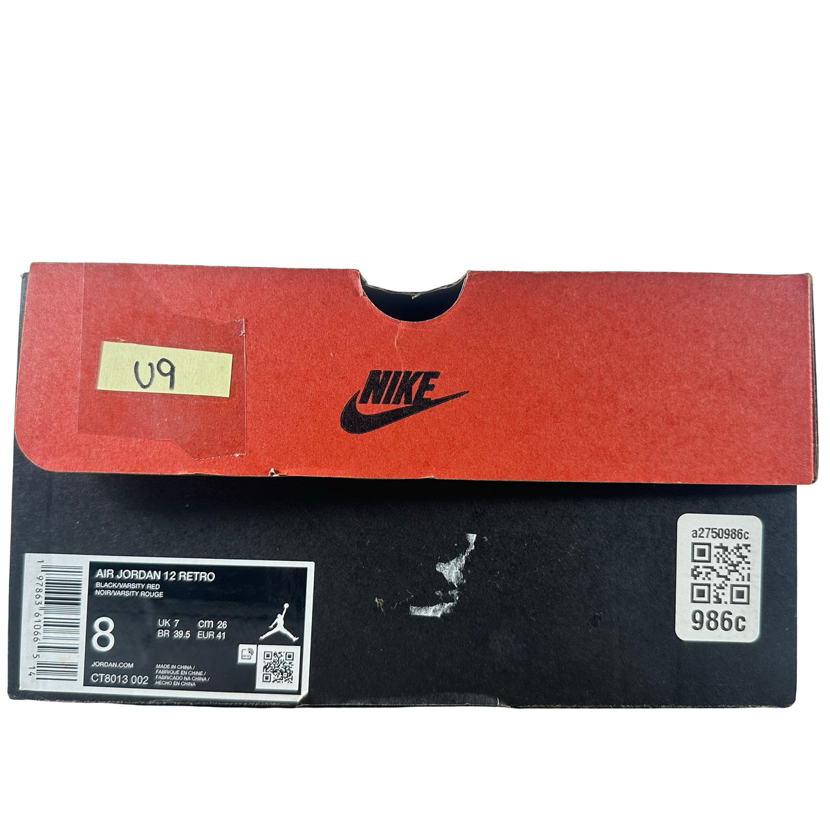 CT8013 002 Jordan 12 Retro Flu Game (2025) [USED] - 8 M (Used9)