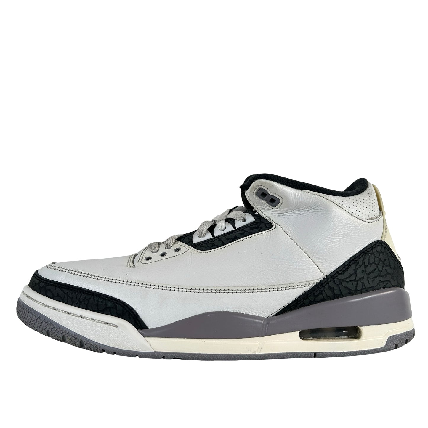 CT8532 106 Jordan 3 Retro Cement Grey [USED] - 11 M (Used) (No Box) (No Insoles)
