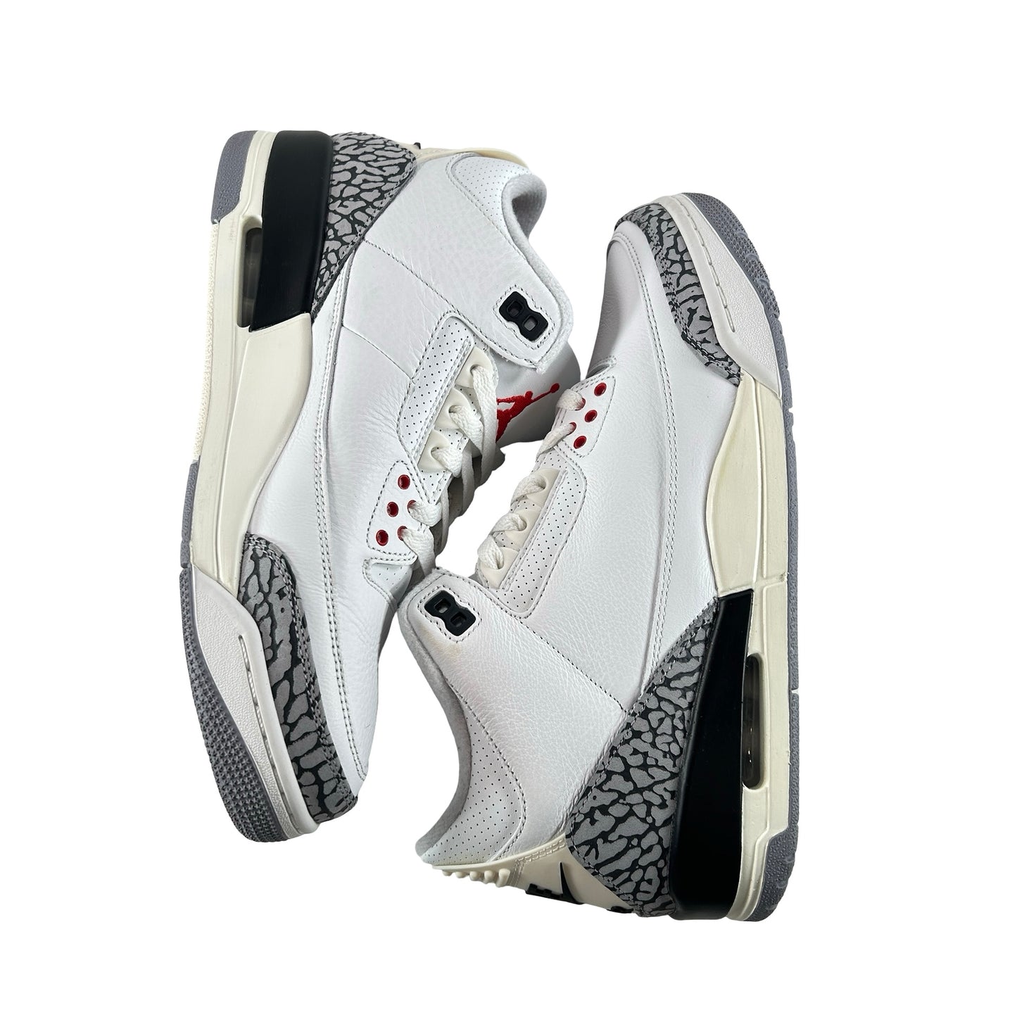 DN3707 100 Jordan 3 Retro White Cement Reimagined [USED] - 9 M (VNDS4)