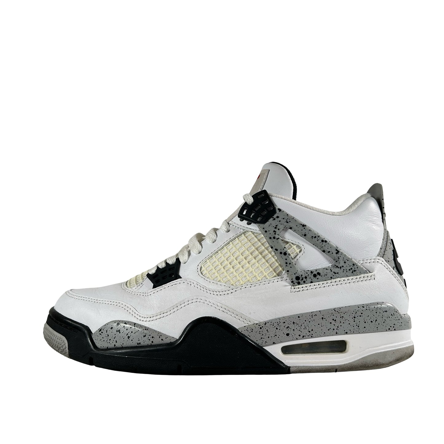 840606 192 Jordan 4 White Cement [USED] - 9 M (Used) (No Box2)