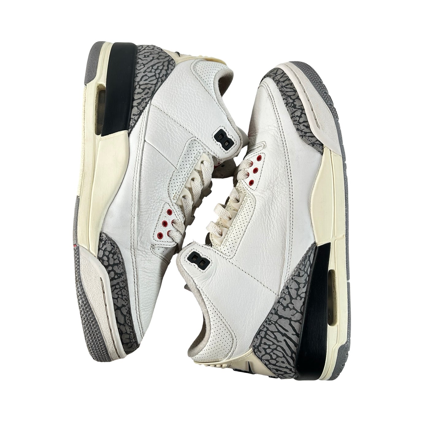 DN3707 100 Jordan 3 Retro White Cement Reimagined [USED] - 9.5 M (Used25)