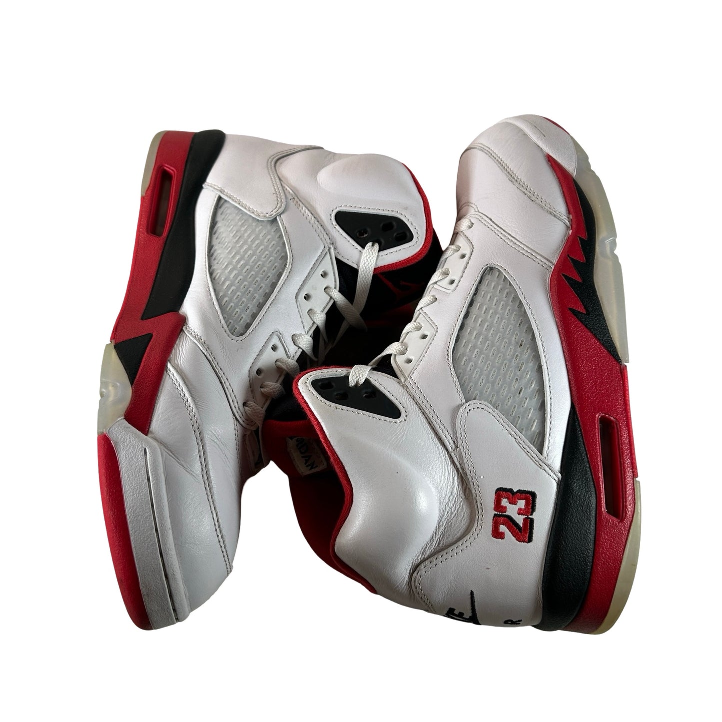 HQ7978 101 Jordan 5 Retro Fire Red Black Tongue (2025) [USED] - 12 M (Used6)