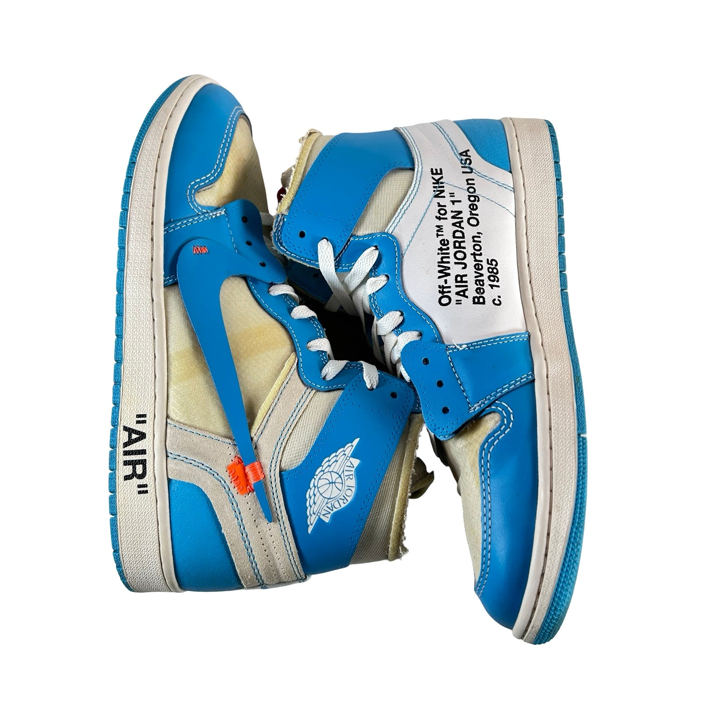 AQ0818 148 Jordan 1 Retro High Off-White UNC [USED] - 12 M (Used)